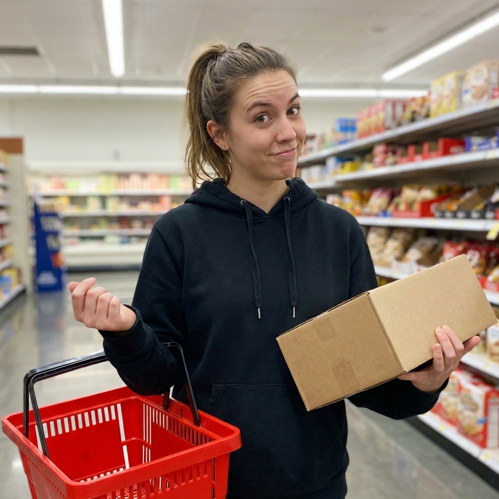 Grocery Aisle (relatable, comedic-candid)