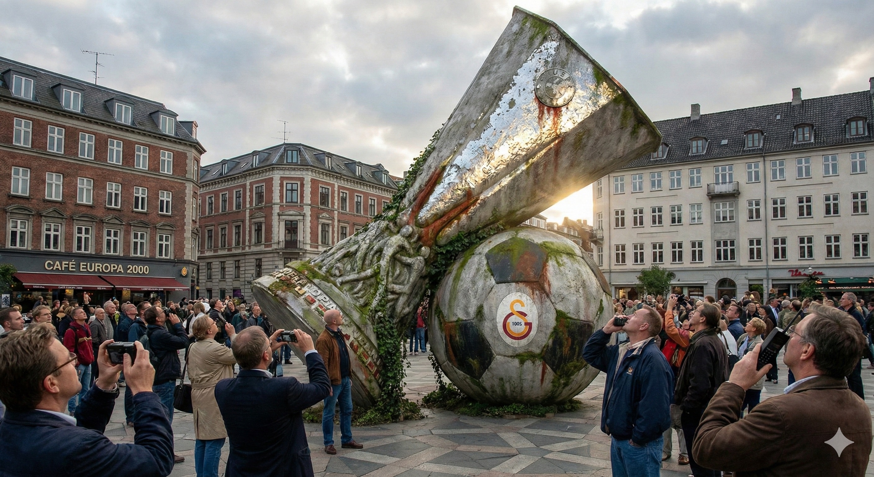 Giant Object in City