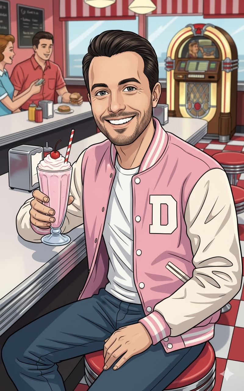 1950s Diner Photo Transformation